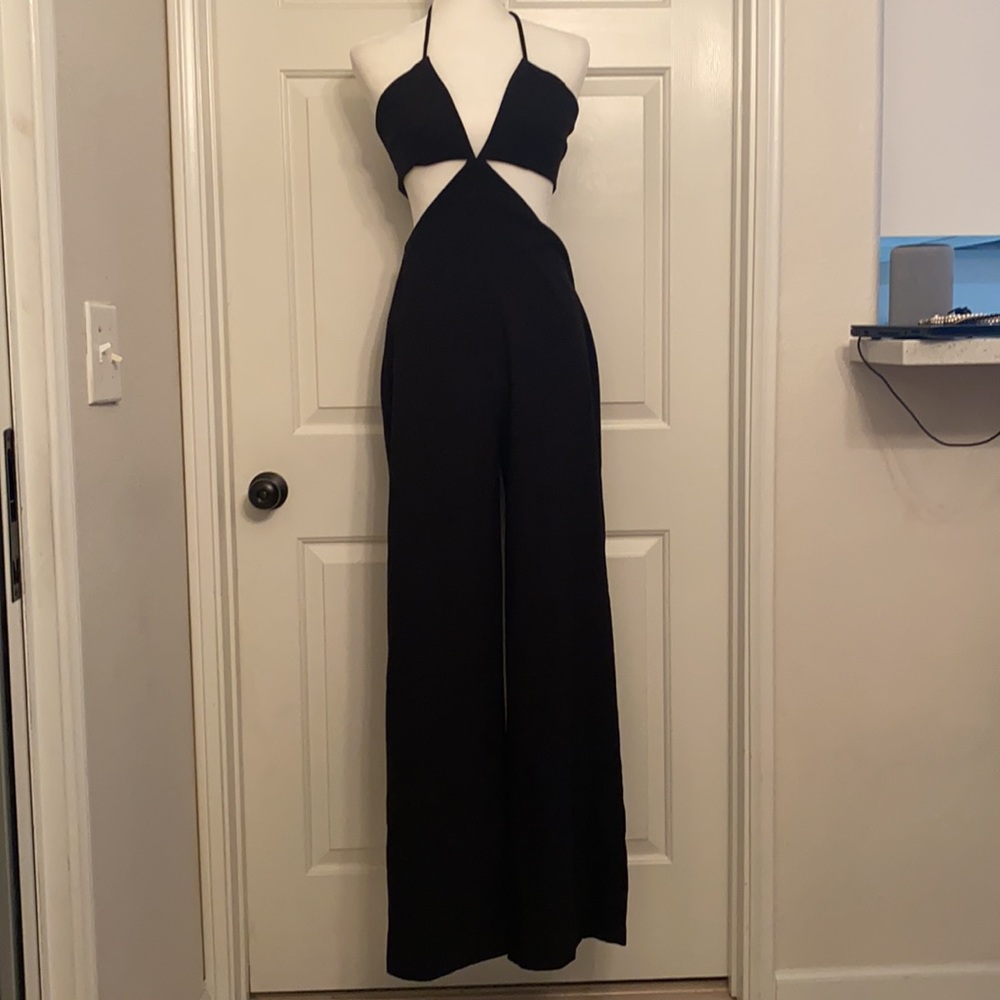 Bebe open top jumpsuit